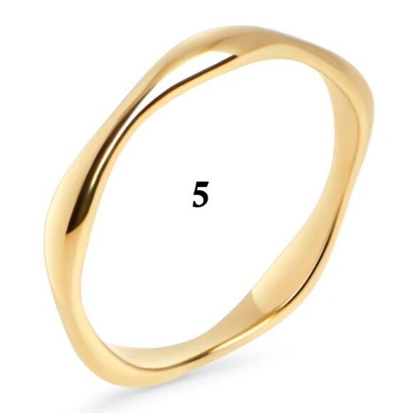 3 piece Mia - Gold Ring (size 5), Anklet and Bracelet - NWT - Picture 2 of 5